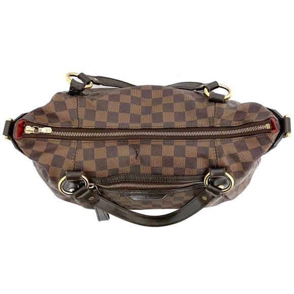 Louis Vuitton Evora MM Brown Damier Ebene Shoulder Bag - Picture 4 of 9
